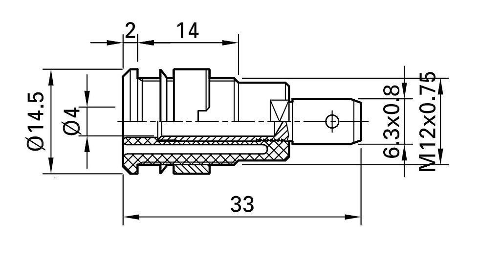 Miniatura: Borne Faston - 49.7046