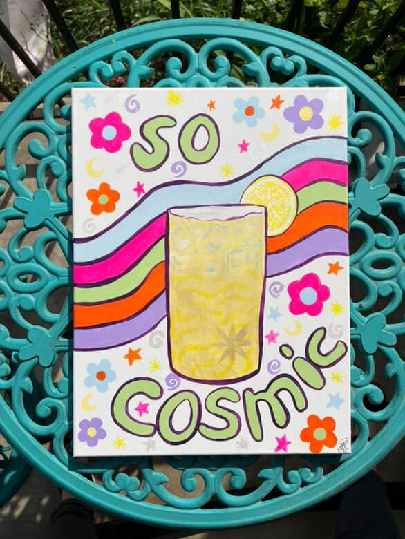 Paint & Sip - Cosmic Lemonade