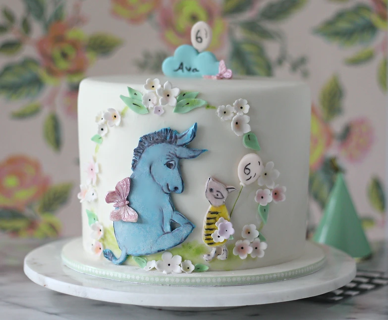 Wedding Cakes Birthday Quinceanera Chicago Eyeore And Piglet Winnie The Pooh Birthday Cake Ava E