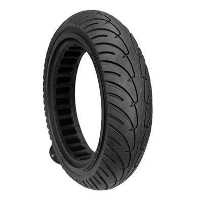 Solid tire 8.5" black line Nedong for Mi e-scooter front view