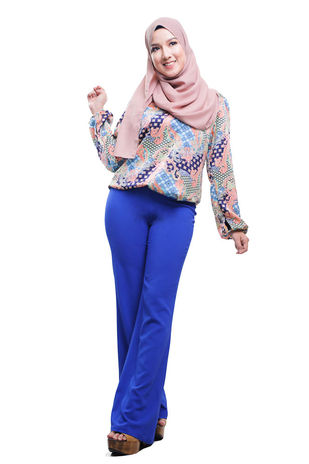 Hijab fashion photography studio shoot clothing