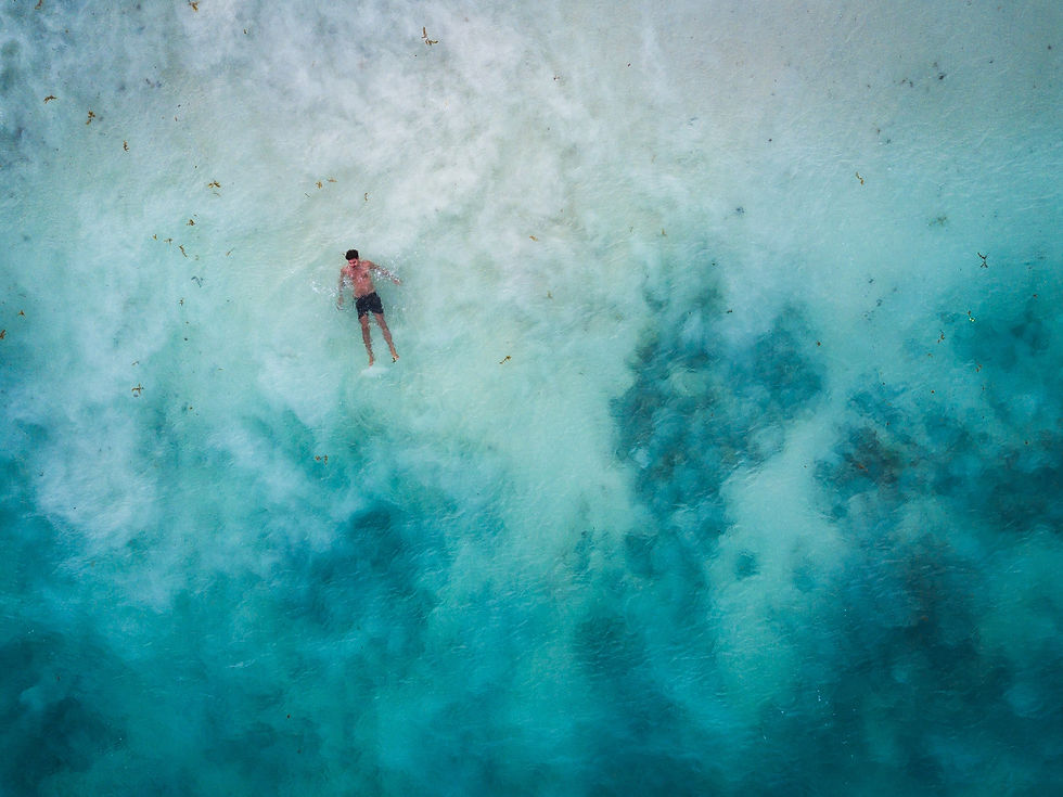 Turquoise waters of the Caribbean