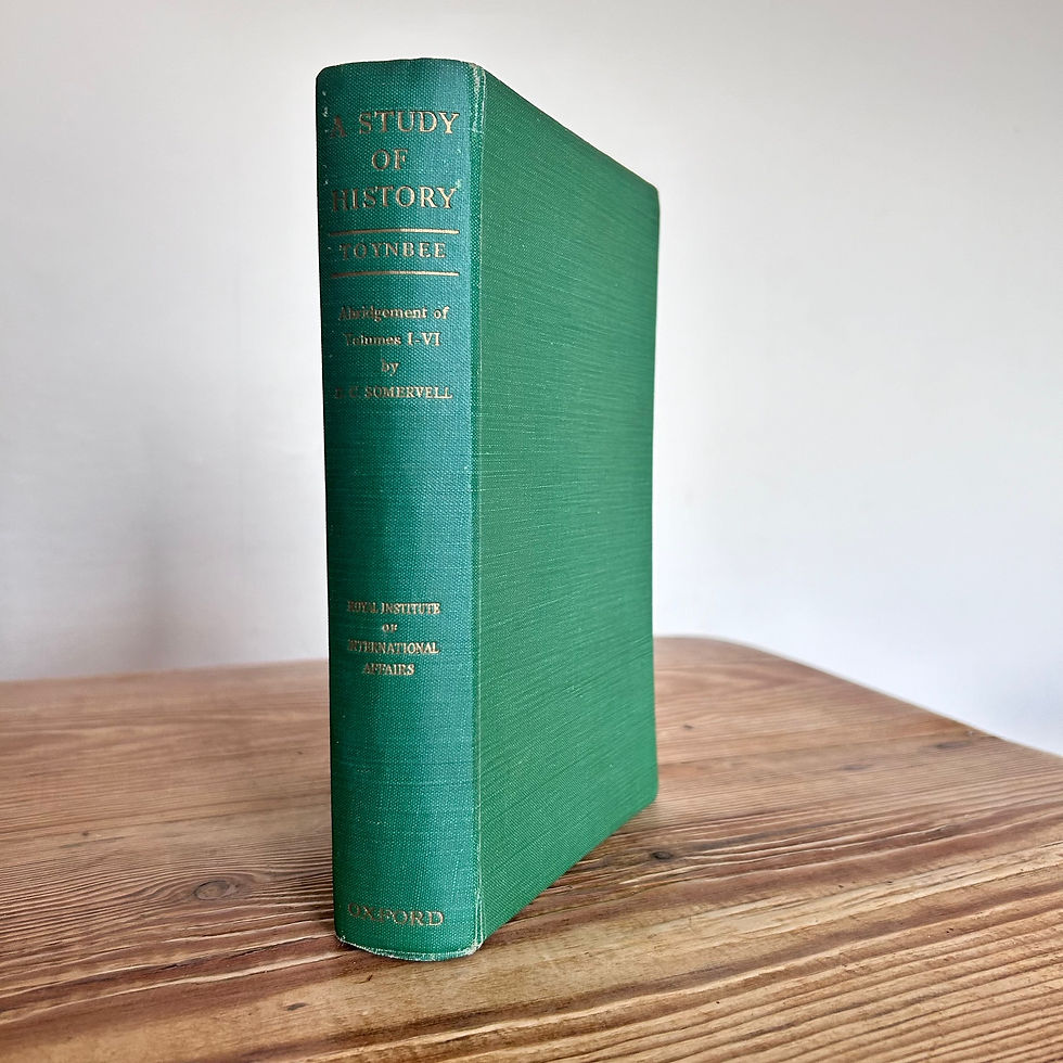 A study of History by Arnold J Toynbee c1949 second edition