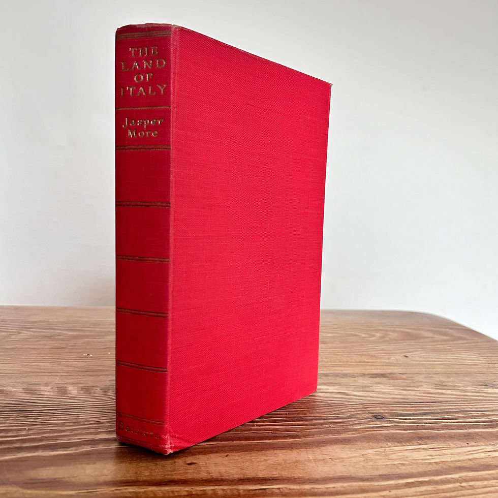 The Land of Italy by Jasper More c1953 Third Edition