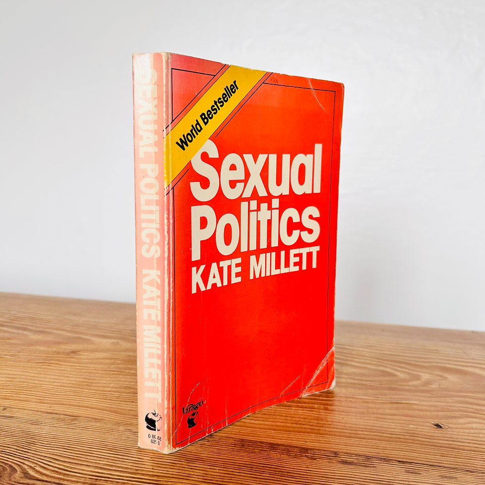 Sexual Politics by Kate Millett c1977 Feminism