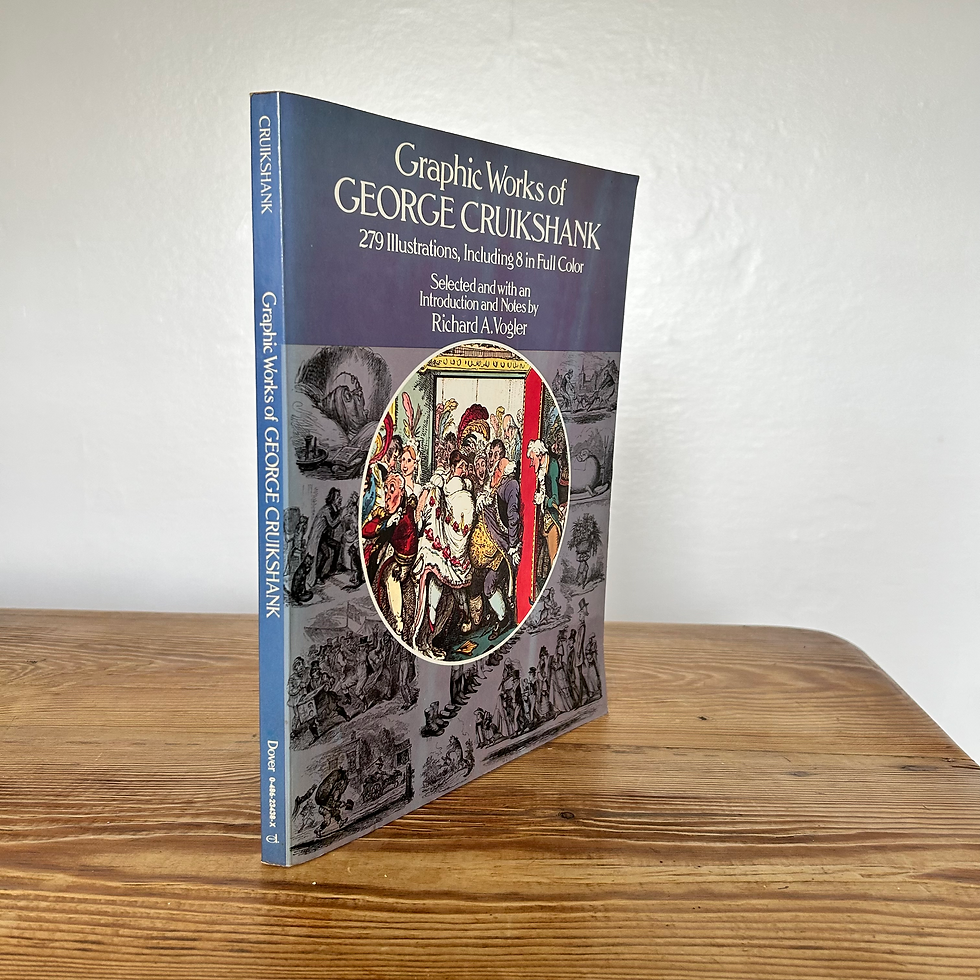 Graphic Works of George Cruikshank by Richard A. Vogler c1979 First Edition