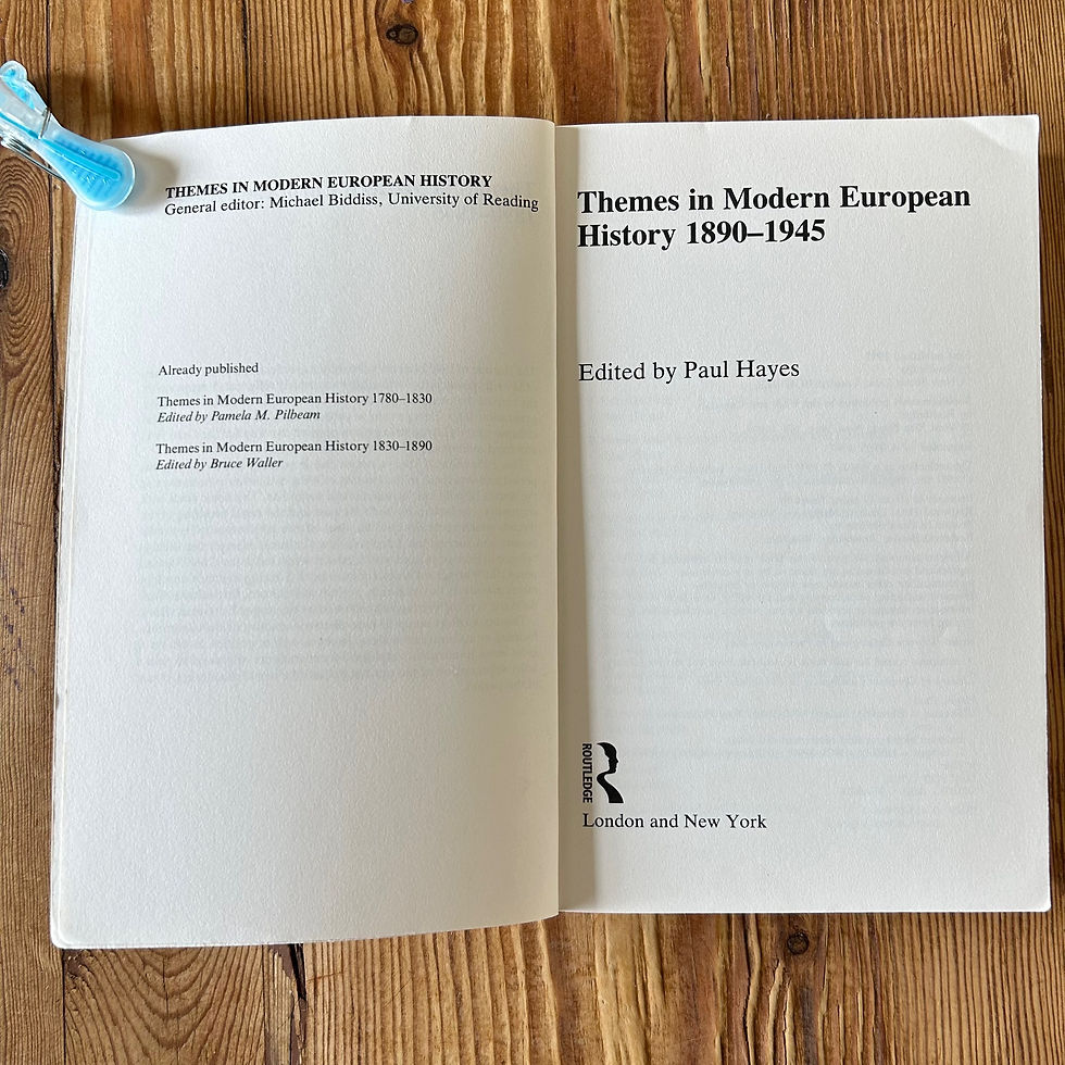 Thumbnail: Themes in Modern European History by Paul Hayes c1997 3