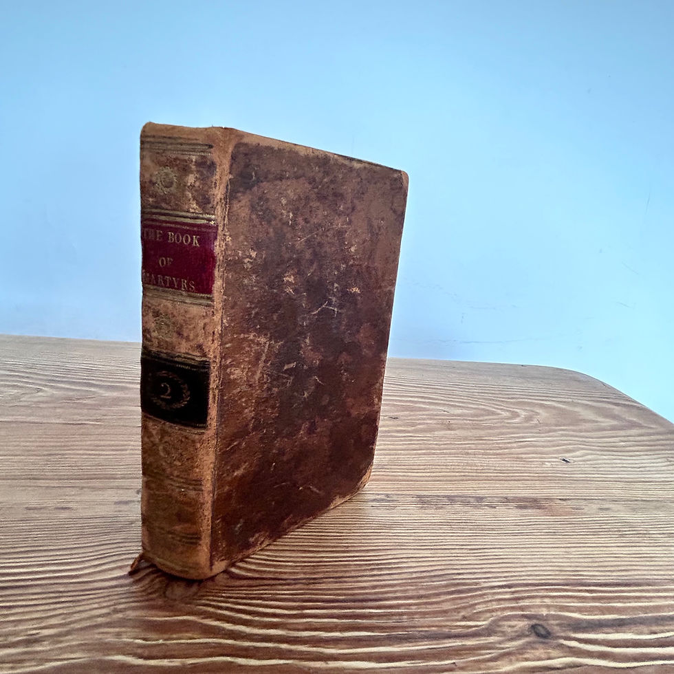The Book of Martys Vol II c1765 Leather Bound