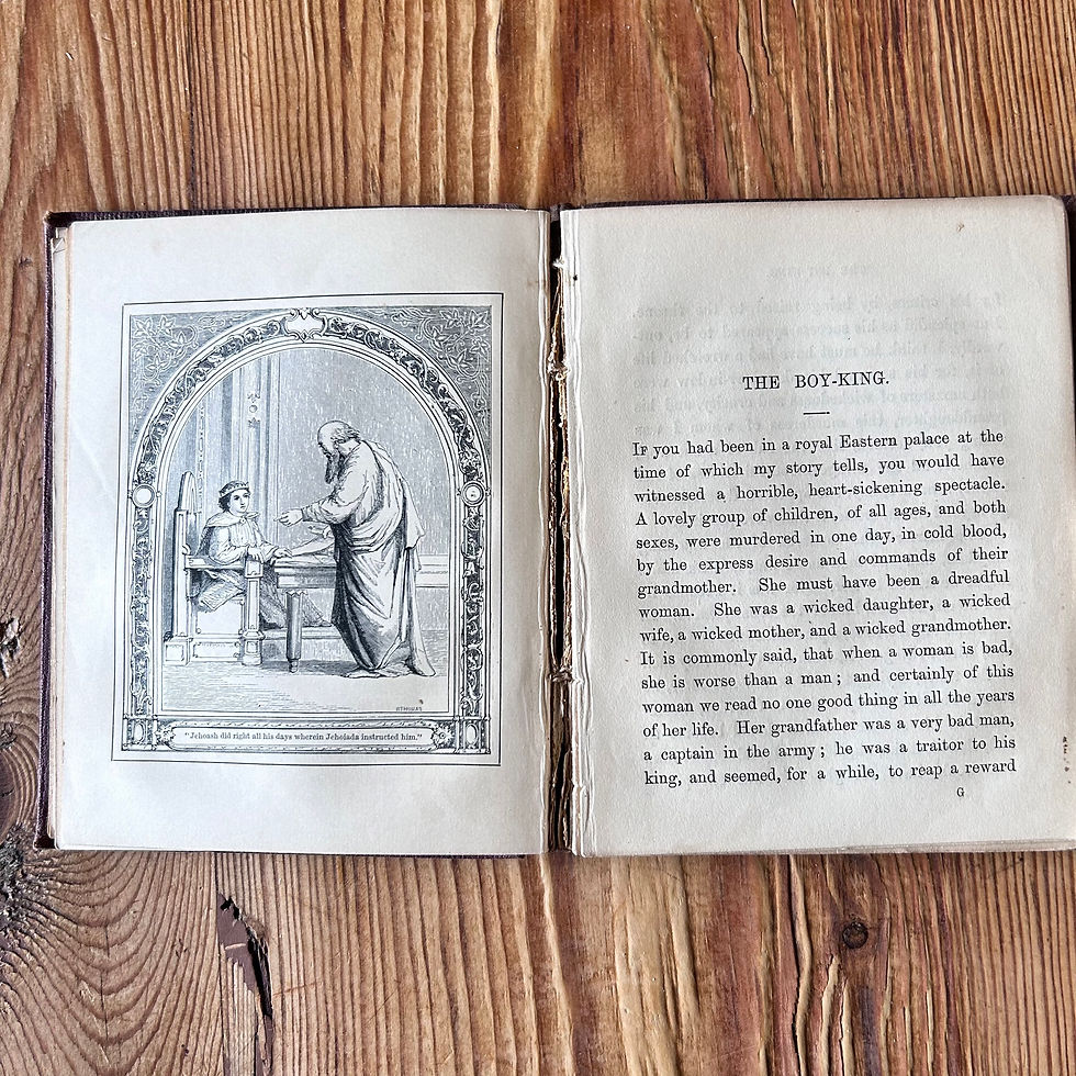 Thumbnail: Children of Long Ago c1863 with 12 Engravings Short Stories