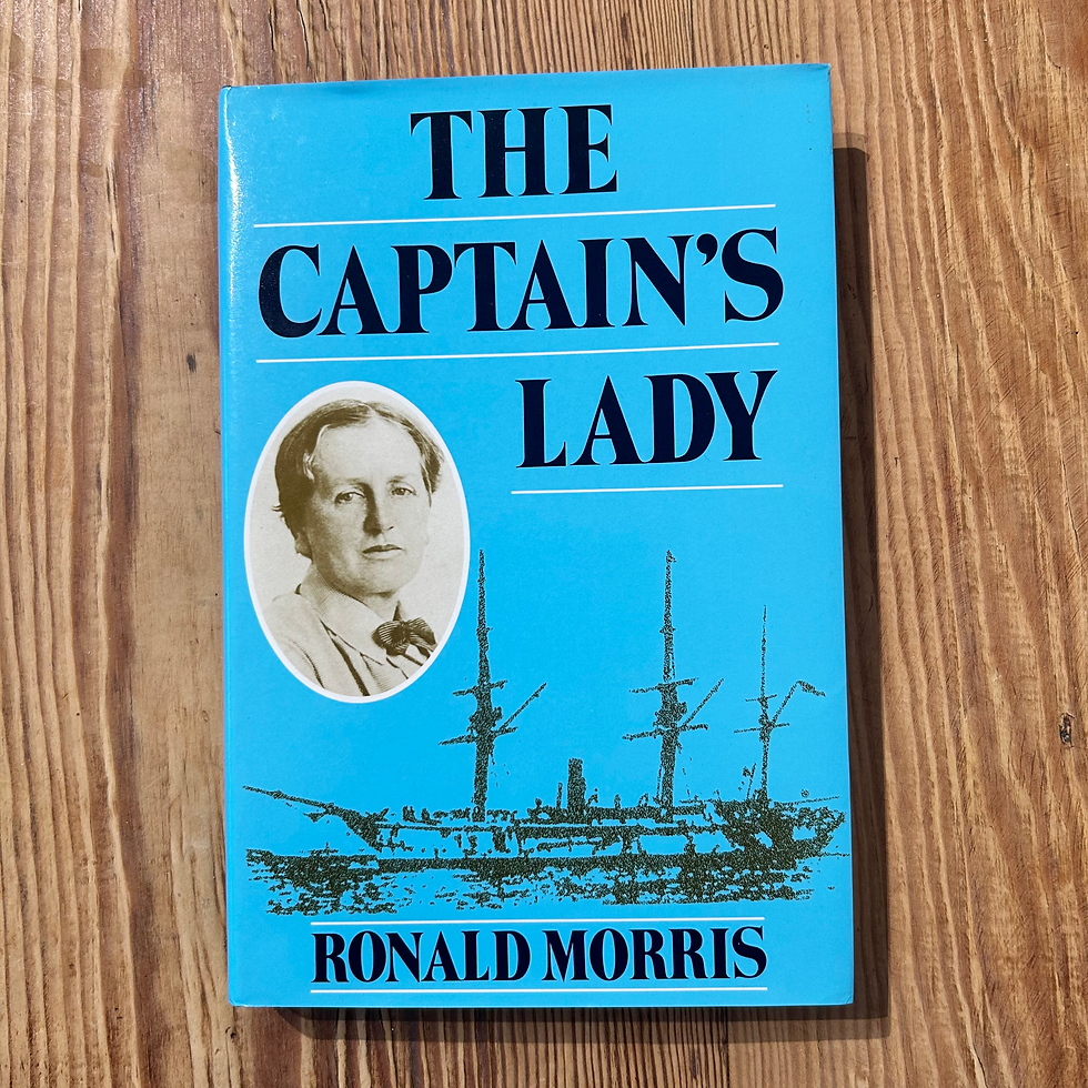The Captains Lady by Ronald Morris c1985 1st Edition Signed Biography 2