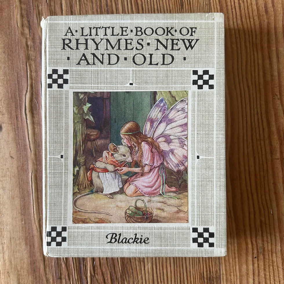 Thumbnail: A Little Book of Rhymes New and Old Collected by Cicely Mary Barker Illustrated 3
