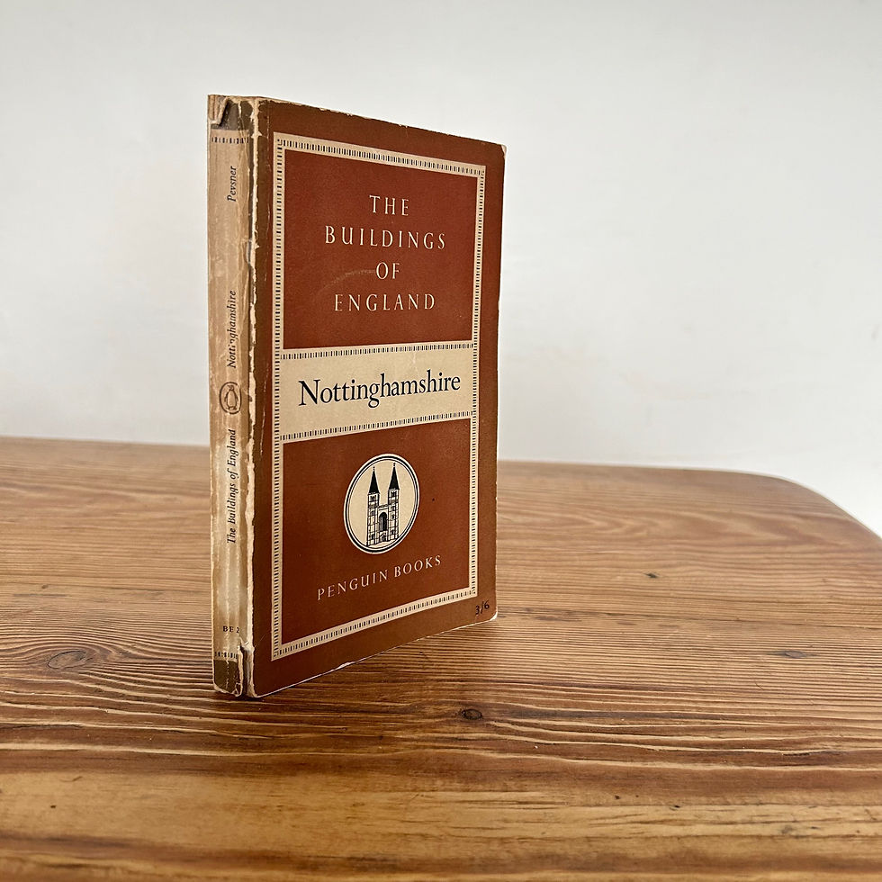 The Buildings of England-Nottinghamshire by Nikolaus Pevsner c1951 1st Edition
