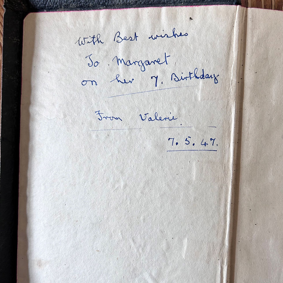 Thumbnail: Vintage Black Leather Holy Bible c1947 Christianity Religion 6