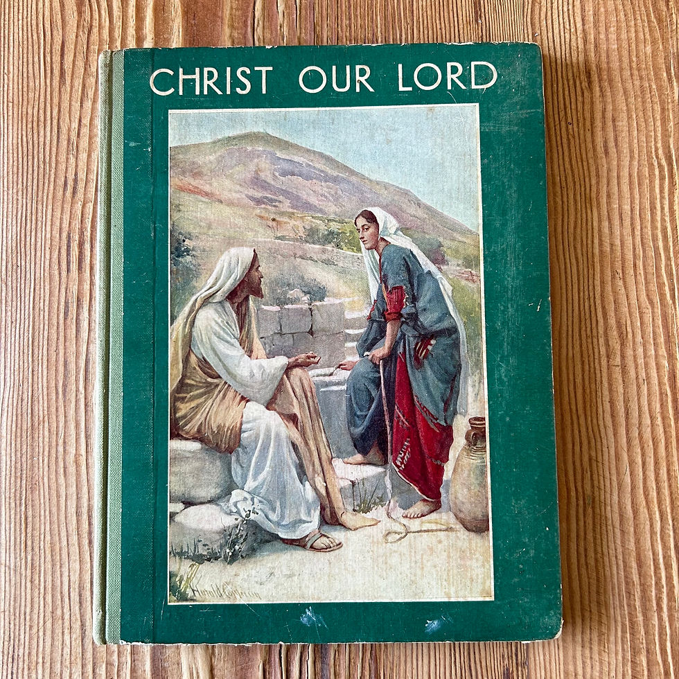 Thumbnail: Christ Our Lord-New Testament Passages with Paintings by Harold Copping c1938 2