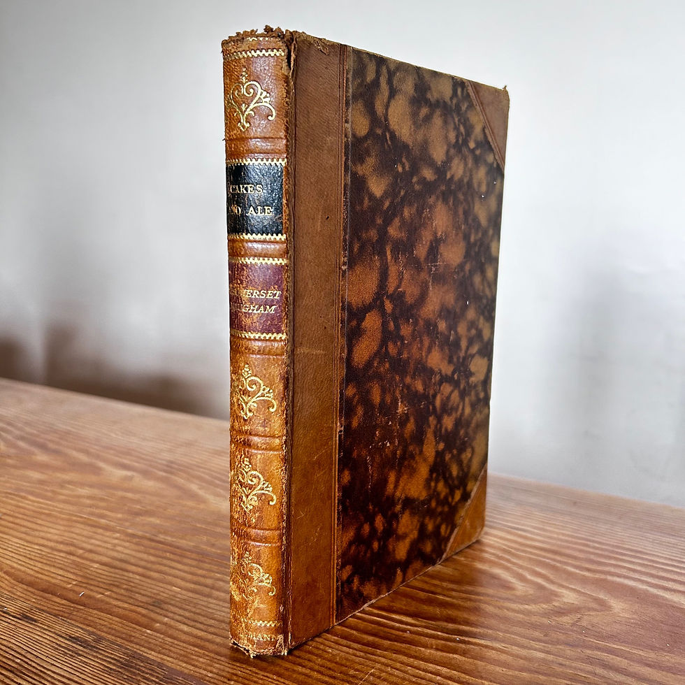 Cakes and Ale by W Somerset Maughan c1937 Leather