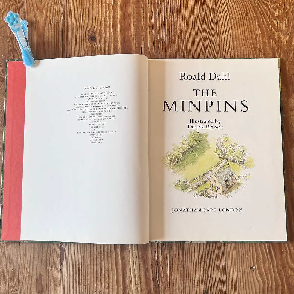 Thumbnail: The Minpins by Roald Dahl c1991 First Edition Illustrated by Patrick Benson 4