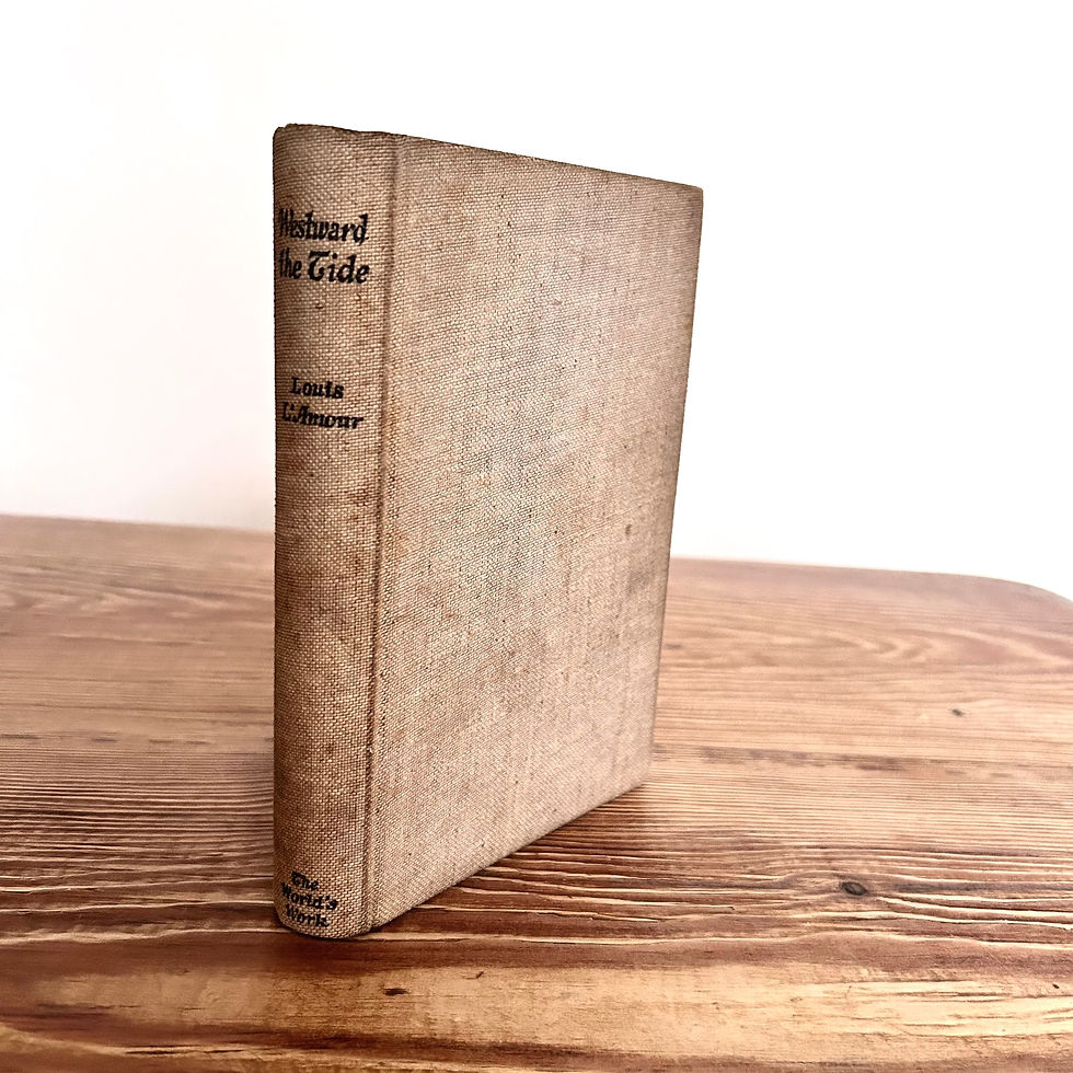 "The Westward Tide" by Louis L'Amour c1950 The Worlds Work-Western