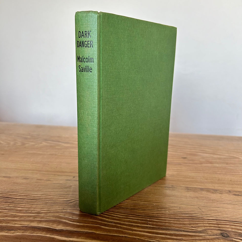 Dark Danger by Malcolm Saville c1966 Young Readers