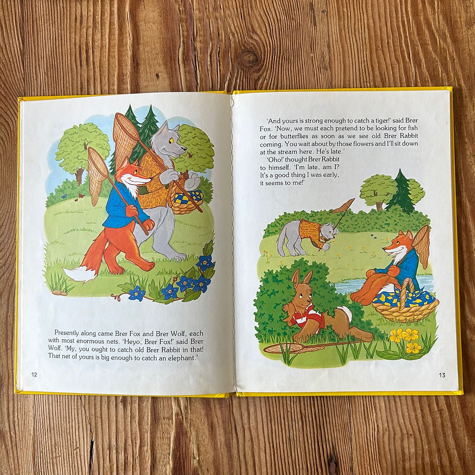 Thumbnail: They Can't Catch Brer Rabbit by Enid Blyton c1985 2