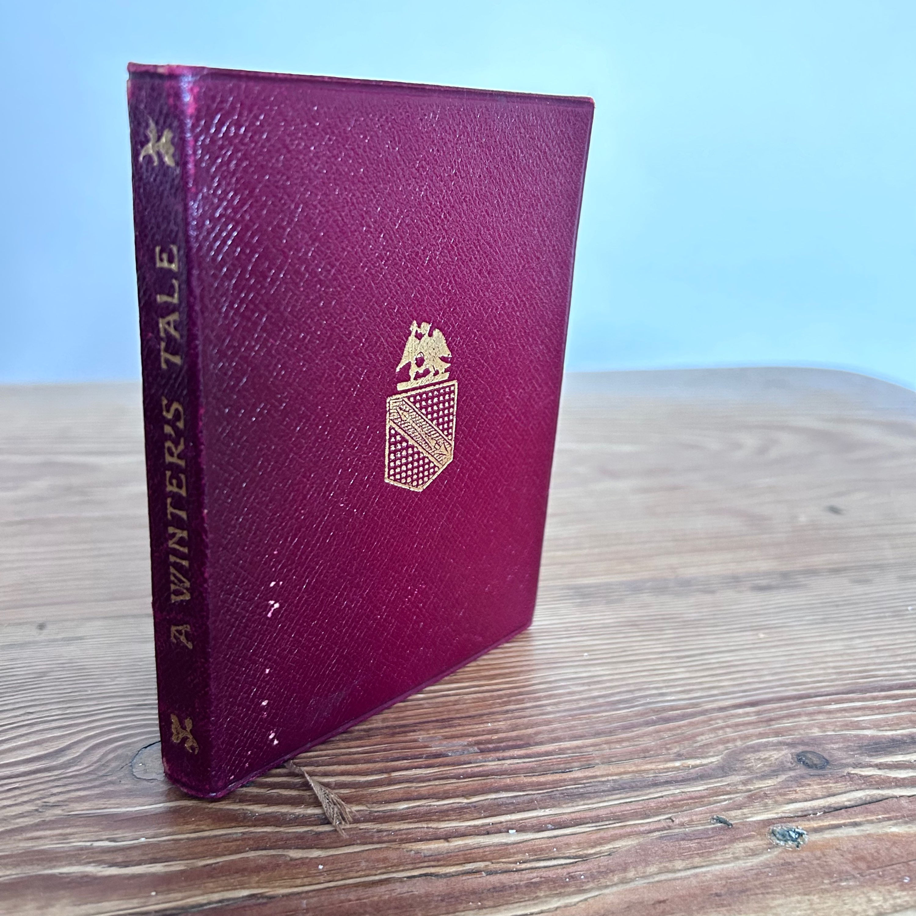 A Winters Tale by Shakespeare c1914 Leather Bound