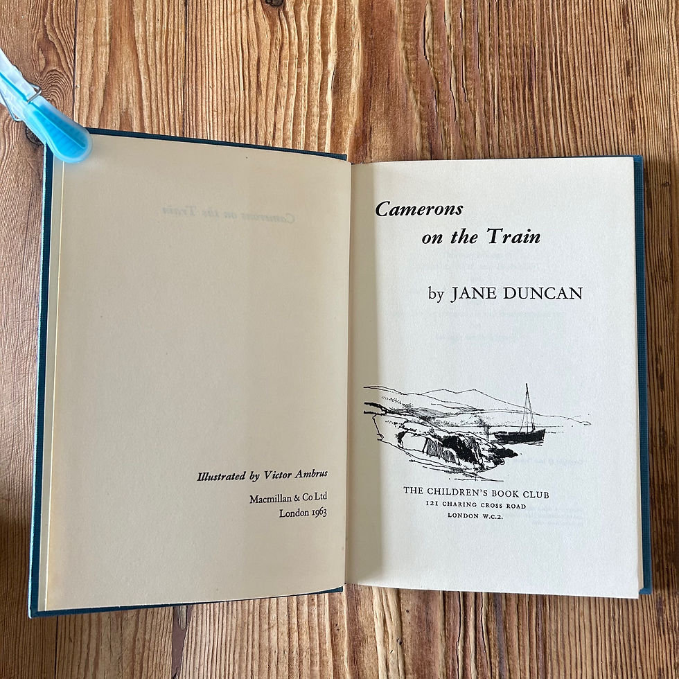 Thumbnail: Camerons on the Train by Jane Duncan c1963 First Edition Illustrated 3