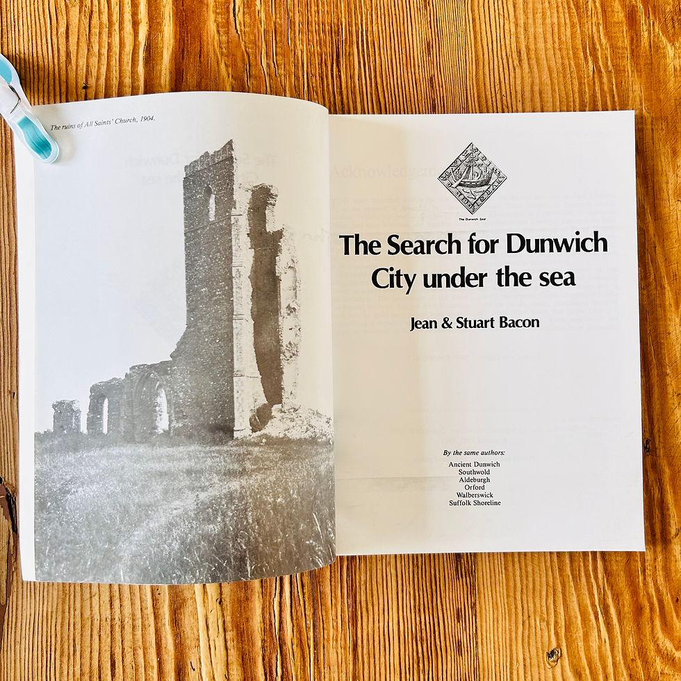 Thumbnail: The Search for Dunwich City Under the Sea by Jean & Stuart Bacon c1991 3