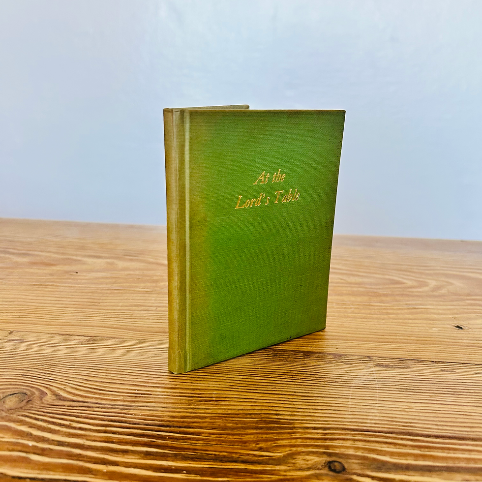 At the Lord's Table: A Manual for Communicants by Rt. Rev. H. A. Wilson c1966
