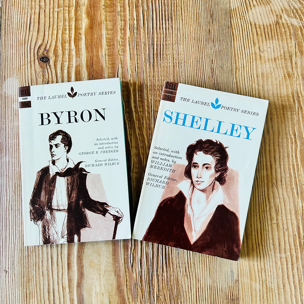 2 x Books-Byron & Shelley-The Laurel Poetry Series c1962 2