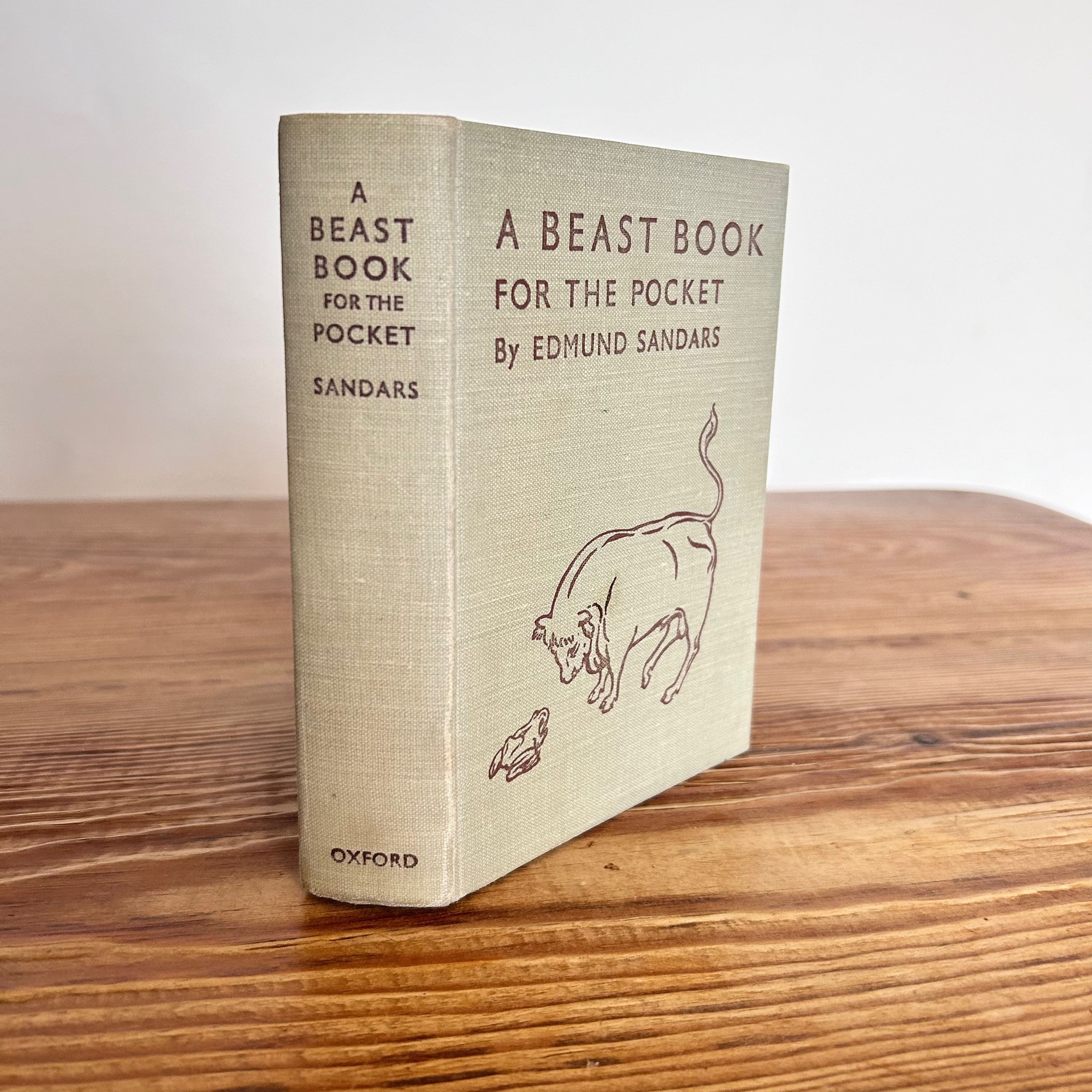 A Beast Book for the Pocket by Edmund Sandars c1951 Animals