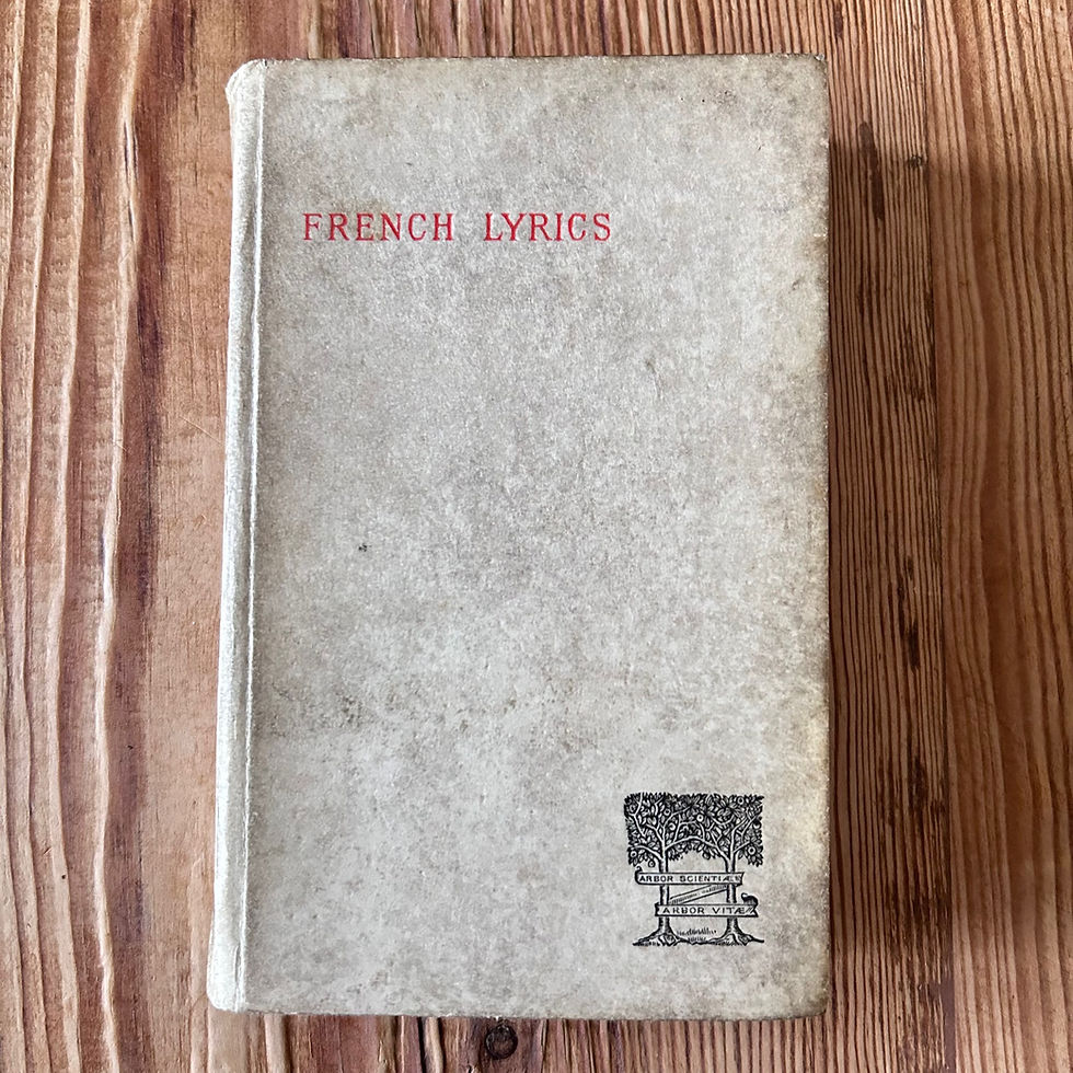 Thumbnail: French Lyrics by George Saintsbury c1882 Poetry 4