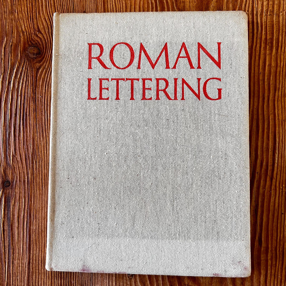 Thumbnail: Roman Lettering by L C Evetts-History of British Lettering c1938 First Edition 2