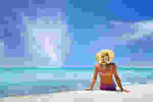 Woman on the beach