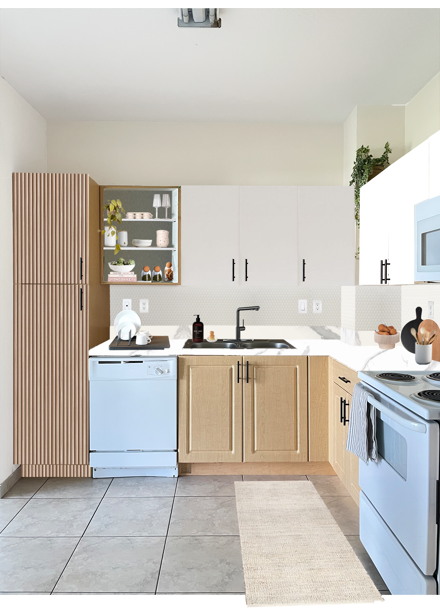 Image 38 from Our Renter-Friendly Kitchen Design Plan