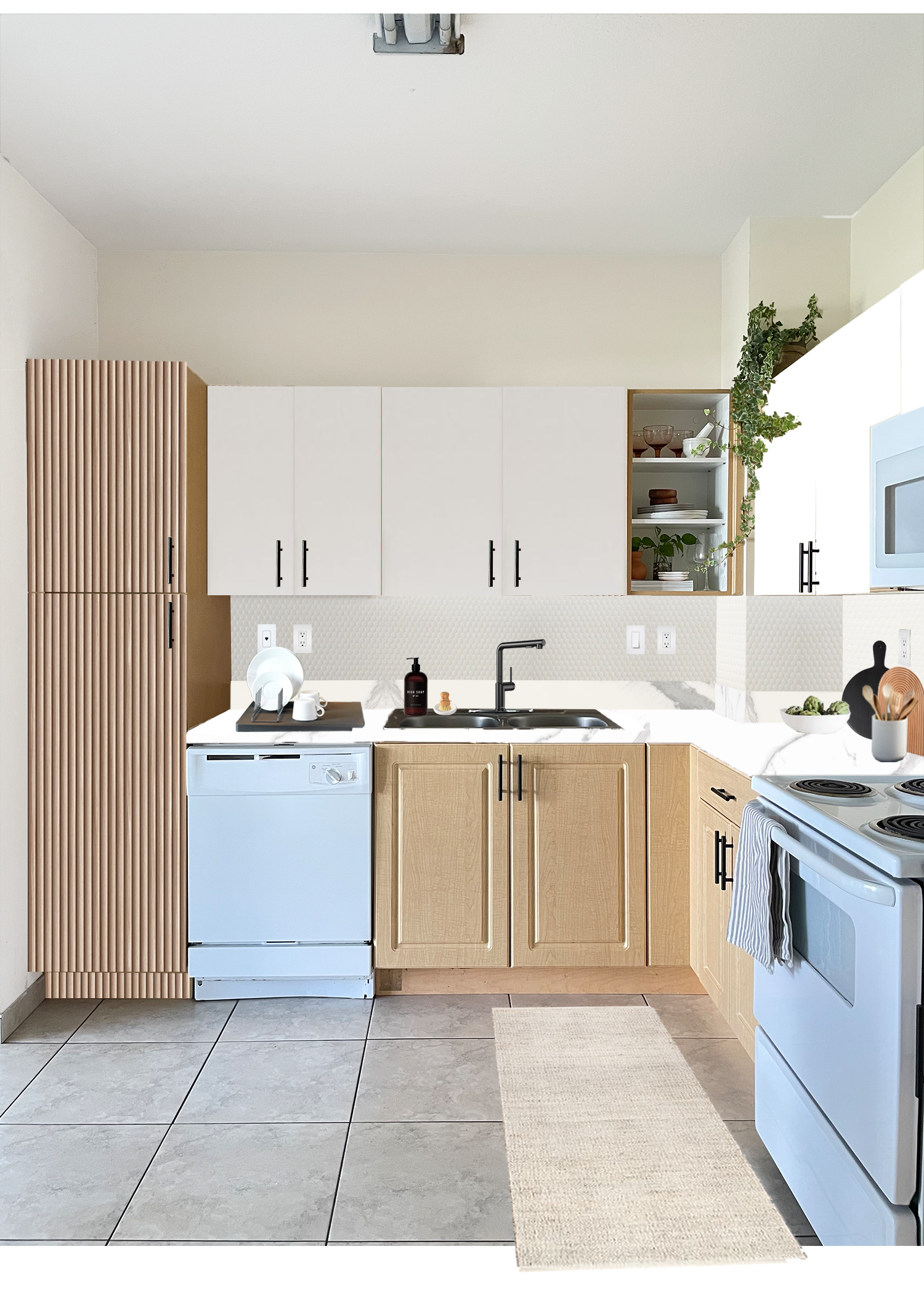 Image 37 from Our Renter-Friendly Kitchen Design Plan