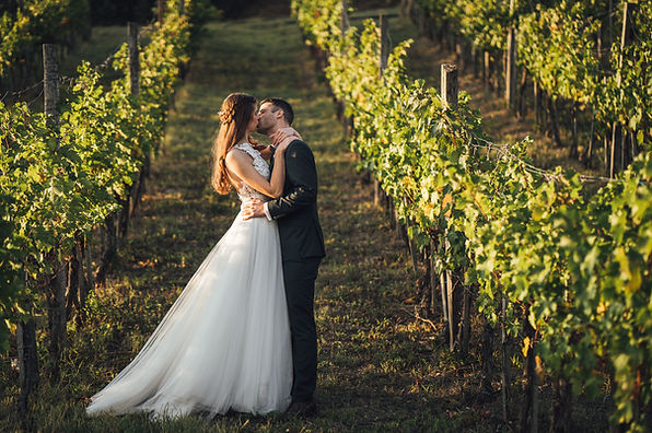 kiss in the vinyard