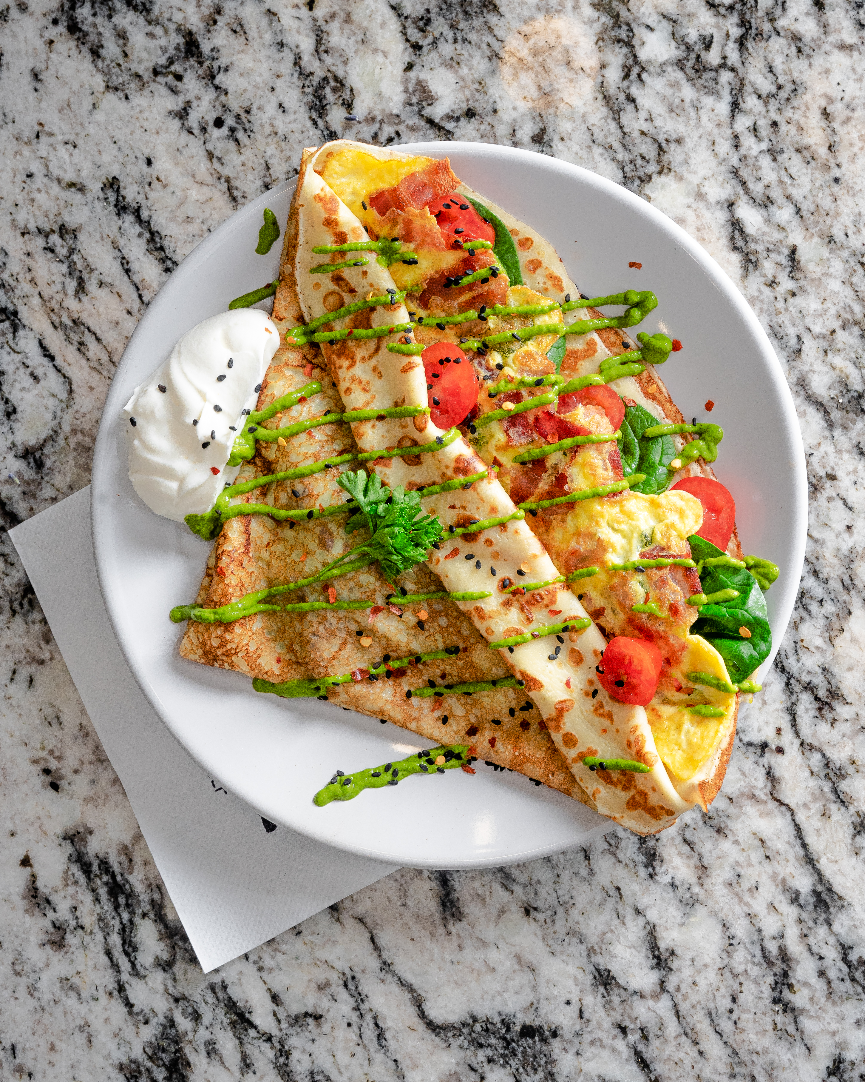 Arranged Food and Objects