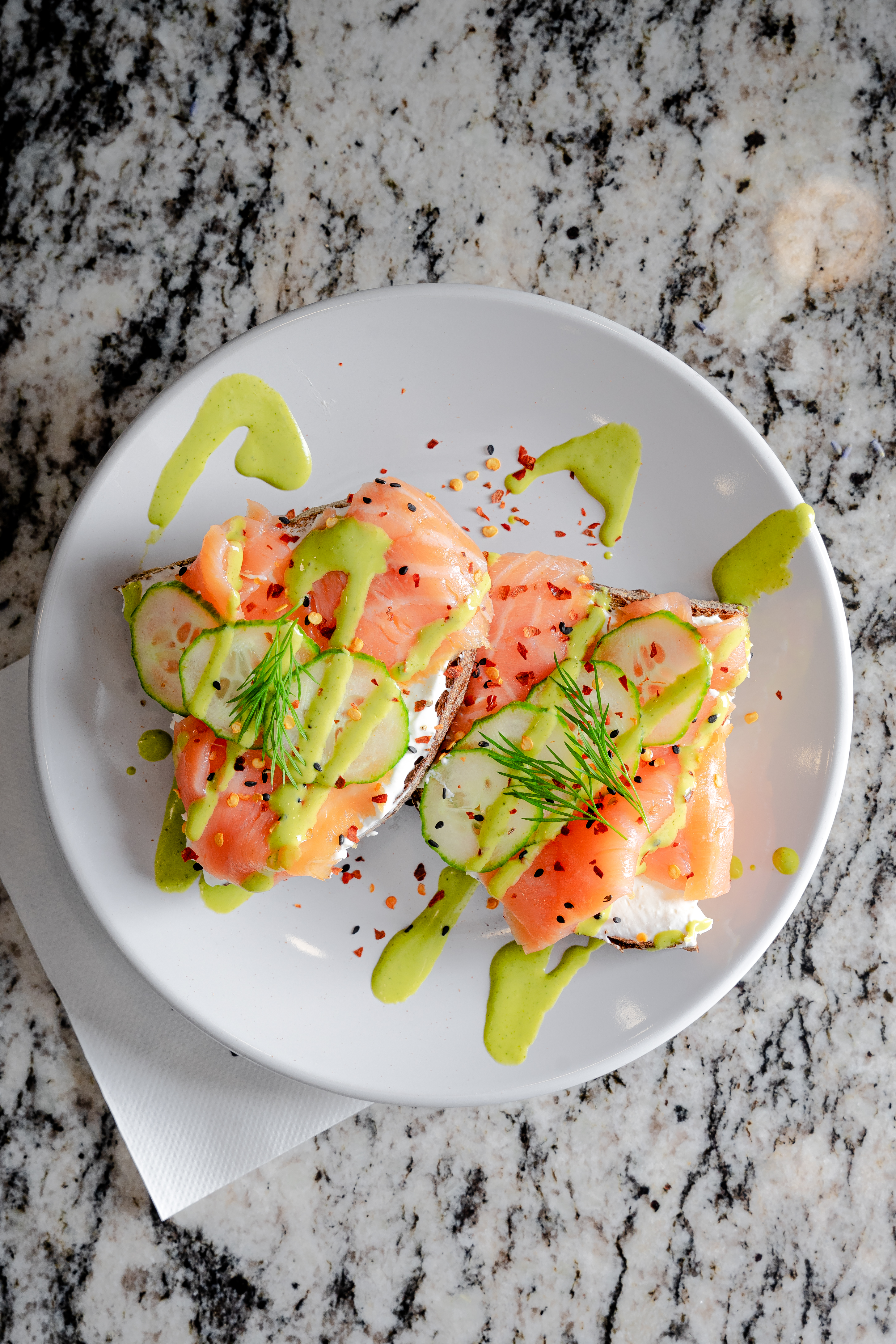 Arranged Food and Objects