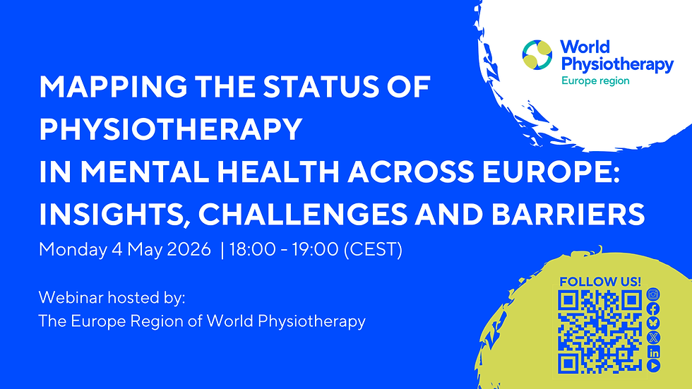 Mapping the status of physiotherapy in Mental Health across Europe: insights, challenges and barriers