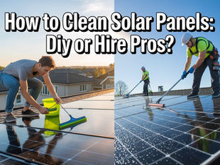 How to Clean Solar Panels: DIY or Hire Pros?