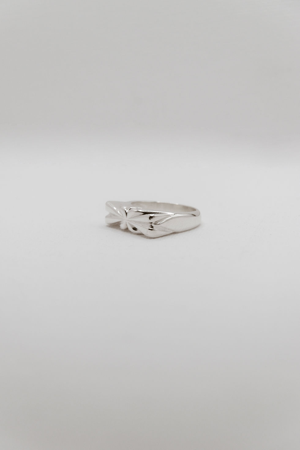 Miniature : bague géométrique argent