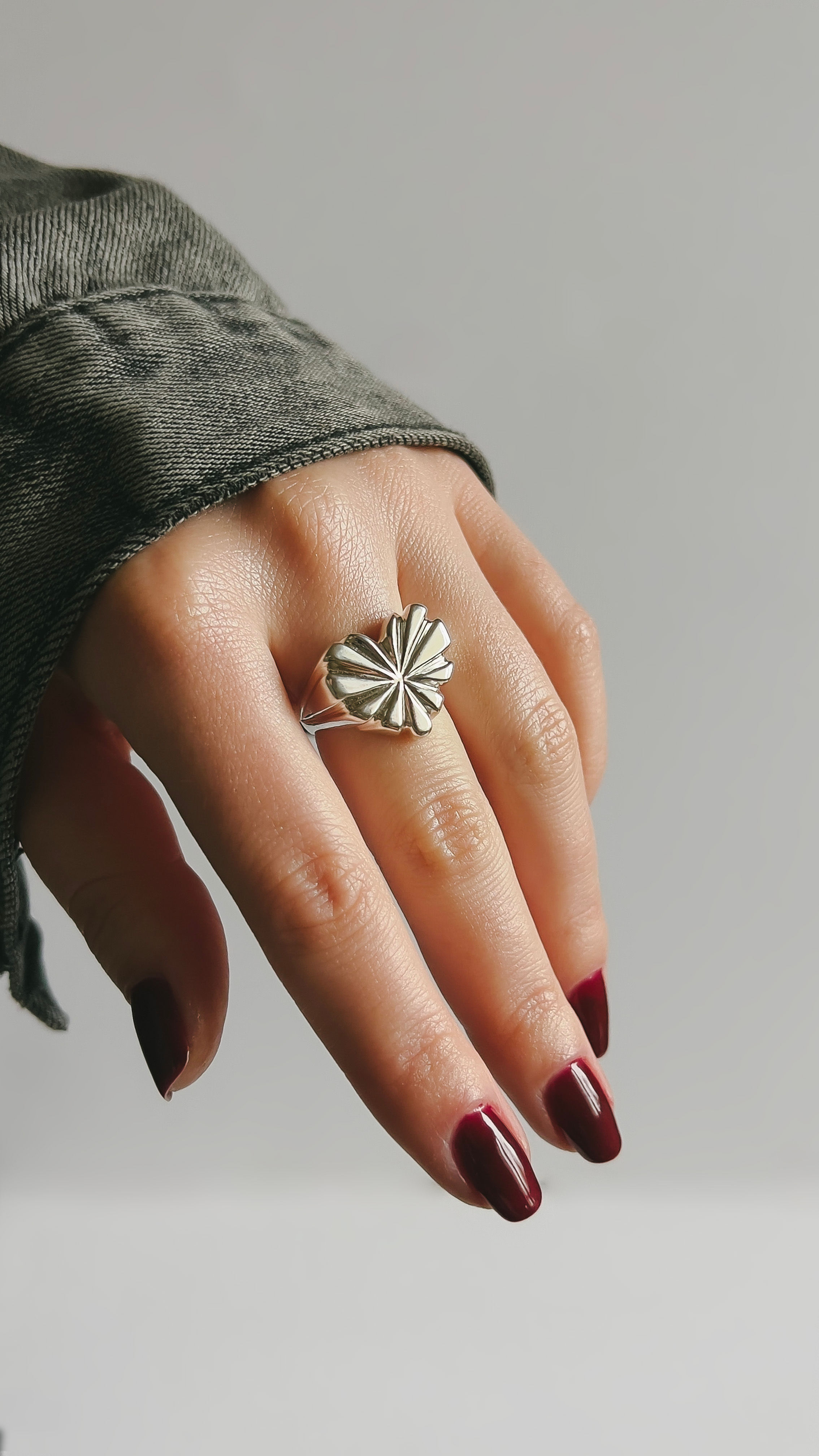 bague coeur en argent saint valentin