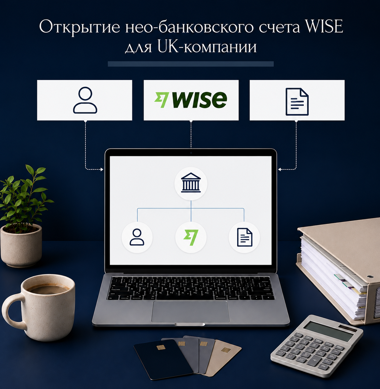 Открытие счета Wise на UK-компанию (PDF-гайд)