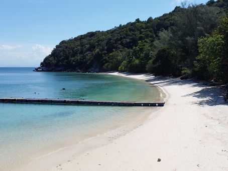 Tanjung Tukas Beach, Perhentian Island, a popular turtle nesting site