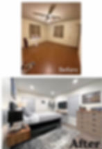 Bedroom Remodel Before and After