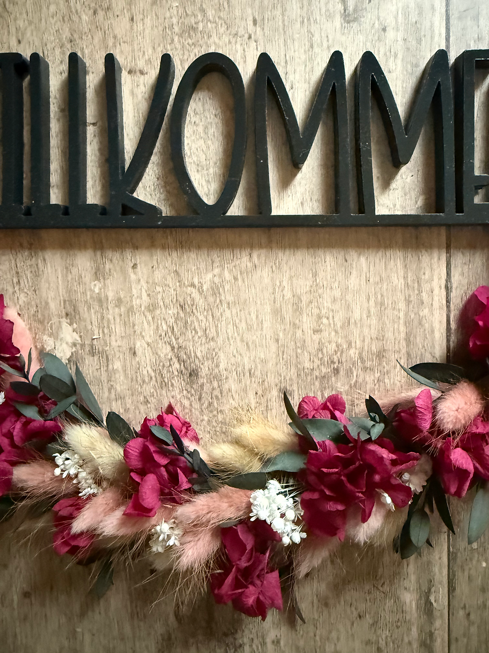 Miniaturbild: Trockenblumenkranz