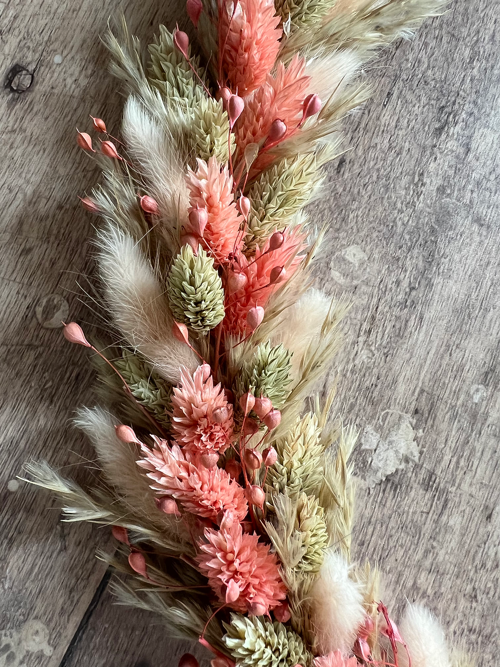 Miniaturbild: Trockenblumenkranz