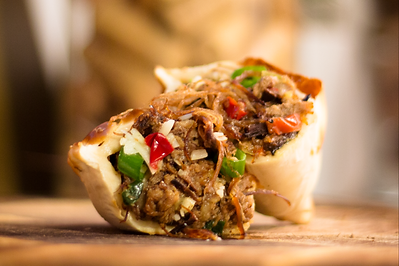Pulled Flank Steak Empanada
