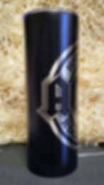 Thumbnail: 20oz Black Skinny Tumbler