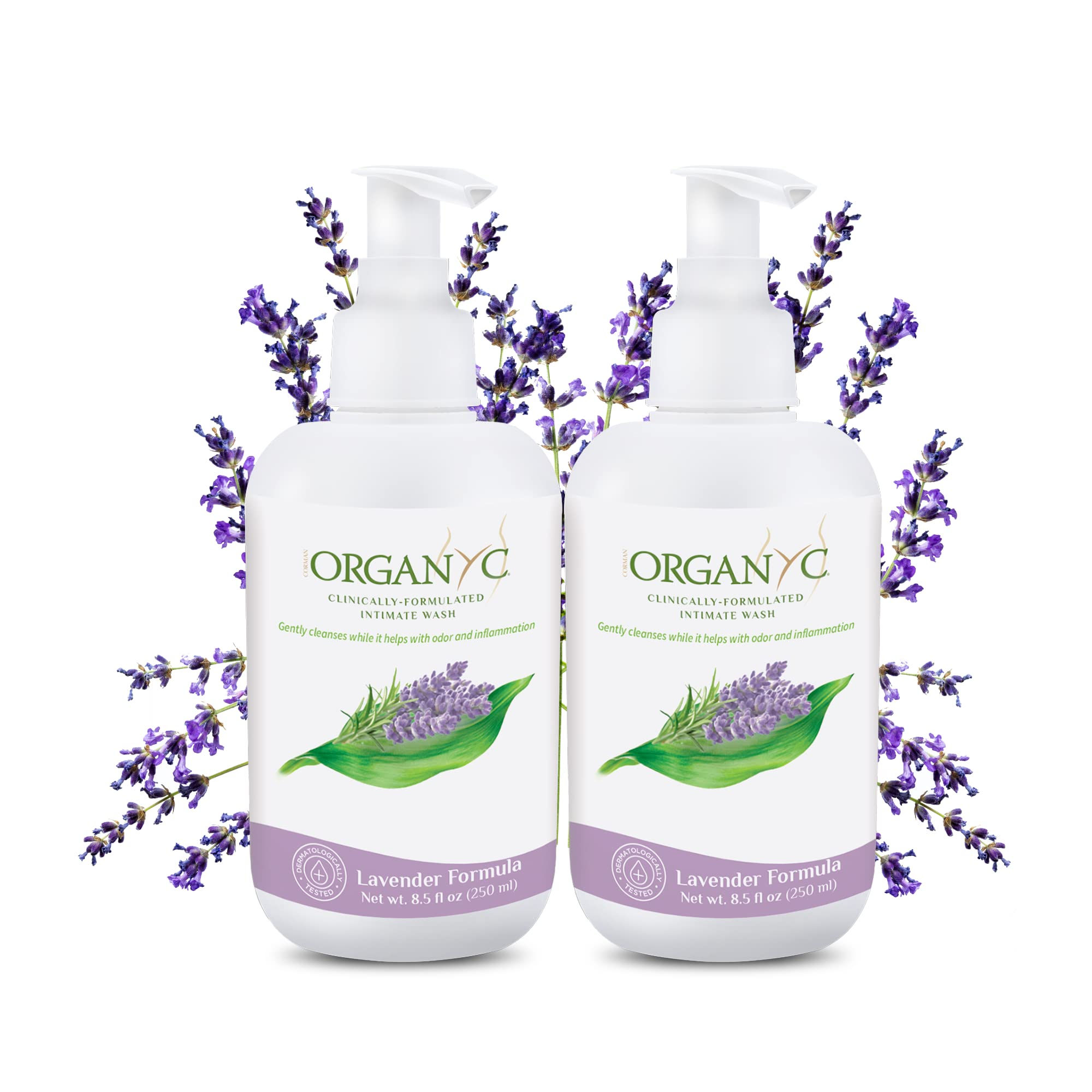 Lavender Organic Feminine Wash Twin Pack 8.5 oz