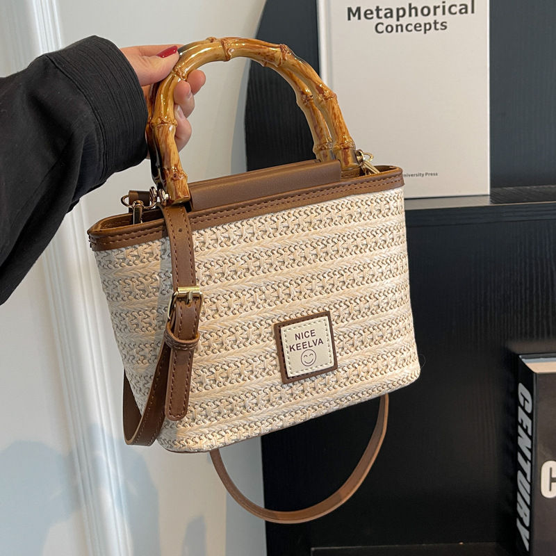 Summer Straw Beach Bag for Women
